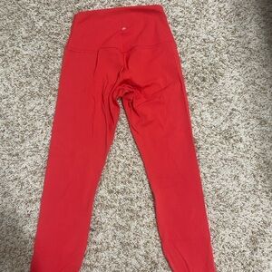 Crz Yoga red butter leggings